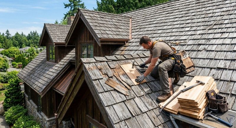 Wood Shake Roof Replacement Service